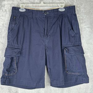 RedHead Cargo Shorts Mens 34 Navy Blue Ripstop Hiking Fishing 34 x‎ 8.5 Cotton